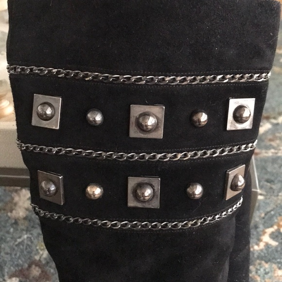 Host Pick ✨ Stuart Weitzman Stud Tall Heeled Boots - Picture 3 of 9